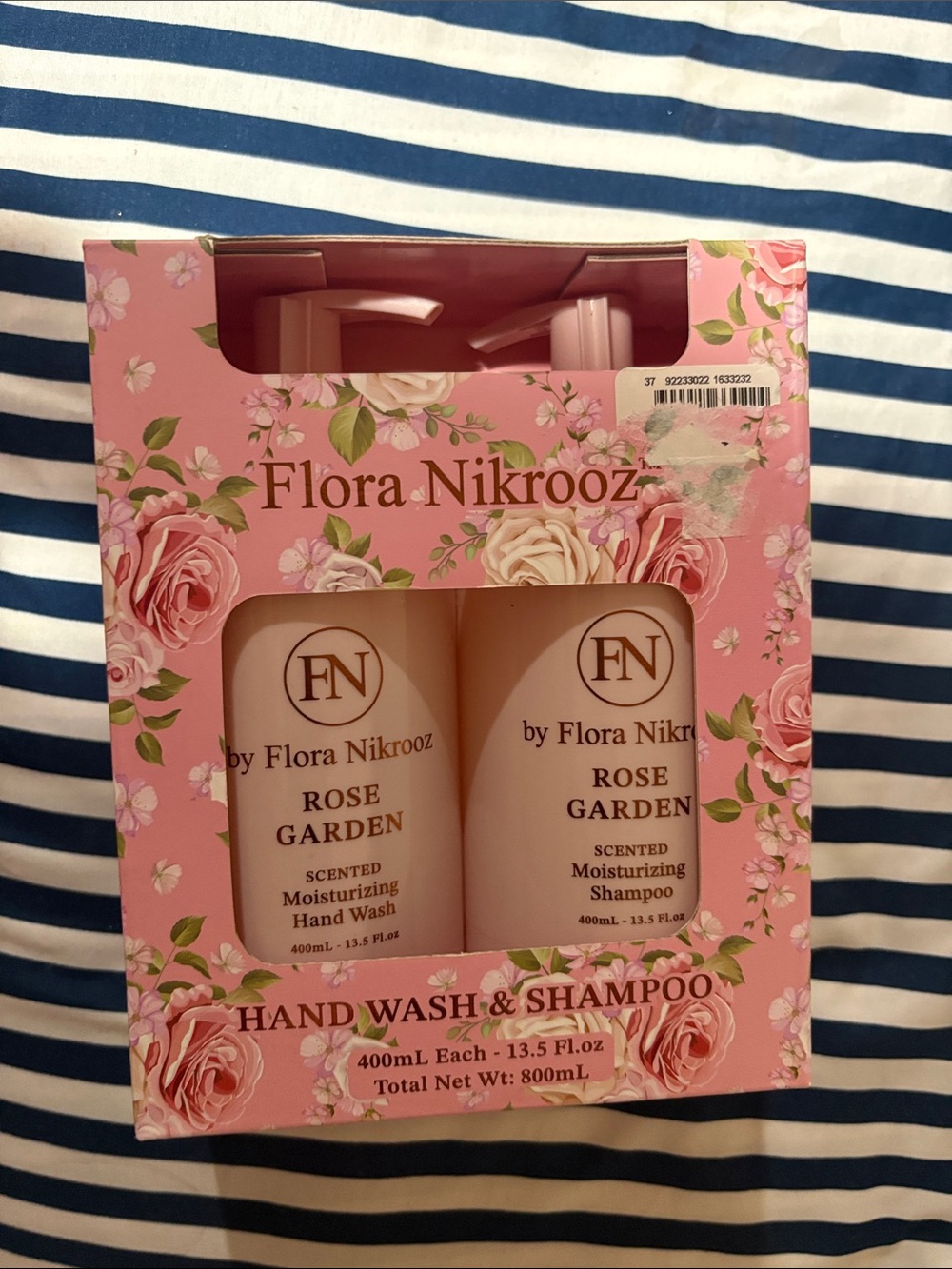 Flora Nikrooz Rose Garden Hand Wash & Shampoo Set - Pink Floral